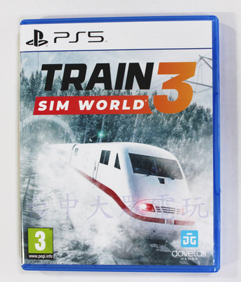 PS5 模擬火車世界 3 Train Sim World 3 (國際版 簡體中文版)**(二手商品)【台中大眾電玩】