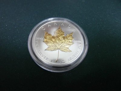 2012 年鍍金楓葉銀幣（24K金 ）