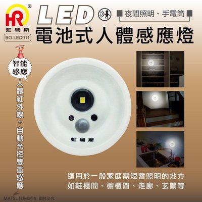 【HomeResource】電池式人體感應燈BO-LED011