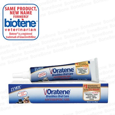 停產-公司貨附發票 台中歡迎自取 Oratene/Biotene 白樂汀 三酵合一 口腔軟膏 1oz/28g 犬貓用