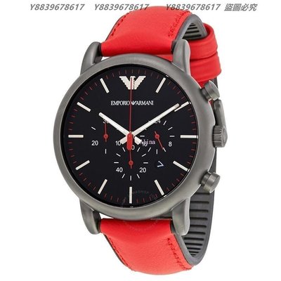 美國代購EMPORIO ARMANI 亞曼尼手錶 AR1971 潮流時尚三眼計時多功能石英錶  手錶