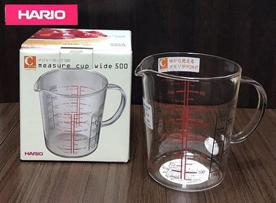 ~All-in-one~【附發票】日本製 HARIO玻璃手把量杯(500ml) 玻璃刻度量杯料理杯 強化耐熱玻璃