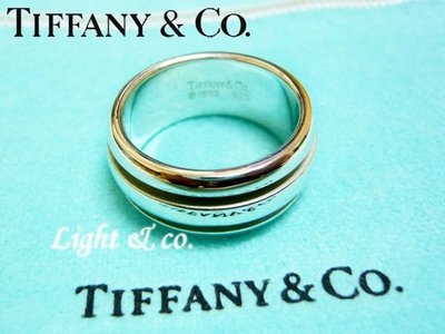 【Light &amp; co.】專櫃真品已送洗 TIFFANY &amp; CO Tiffany &amp; Co 925純銀 圓 1837戒指 atlas