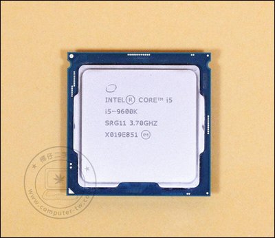 【樺仔稀有好物】Intel Core i5-9600 9600K正式版CPU 3.7G 9M 1151腳位 六核心