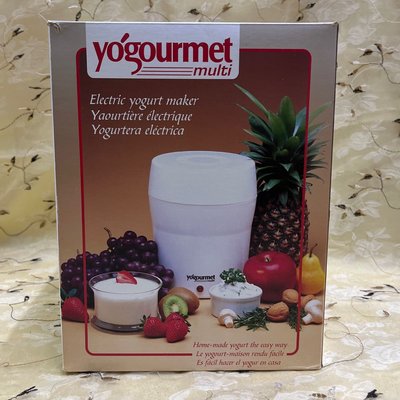 庫存二手加拿大製造Yogourmet 多功能電動酸奶機/優格機/電動奶酪機/奶酪製作機/發酵奶機/酸奶油機/多功能料理機