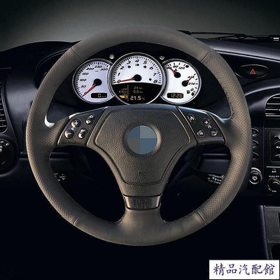 BMW 寶馬 E36 E46 E39 的新到黑色人造皮革汽車方向盤套 BMW 寶馬 汽車配件 汽車改裝 汽車用品