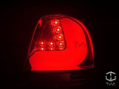 《※台灣之光※》NISSAN MARCH  K13 12 13年光柱光條LED紅白晶鑽尾燈組 台灣製