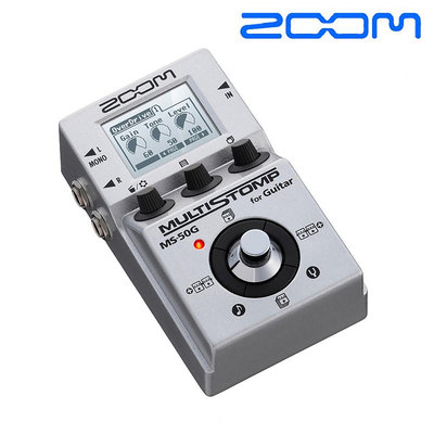 『ZOOM』MS-50G 電吉他單顆型綜合效果器 / 歡迎下單寄送門市自取 