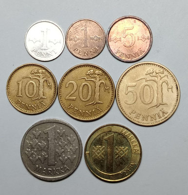 芬蘭 8 枚套幣