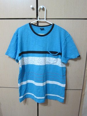 衣市藍~OAKLEY 短袖T恤 (M~天藍色~) (220919)