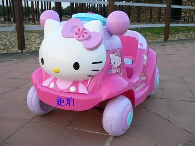 【鉅珀】原廠授權Holle kitty 2.4G遙控 兒童電動車《另有無段變速.緩起步.緩停(也有無緩停的)/隨意充》