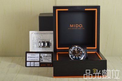 【品光數位】MIDO OCEAN STAR M0266081104101 錶徑:42mm 天文台認證機械錶 #113482K