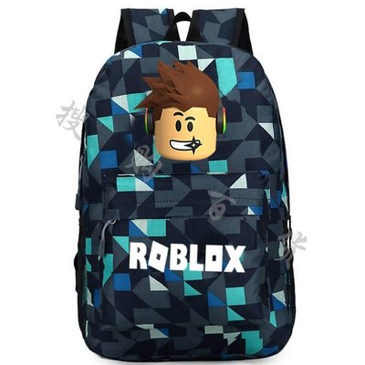 Roblox 圍繞遊戲書包背包閃電閃電星空學生書包中性背包電腦包 收納包