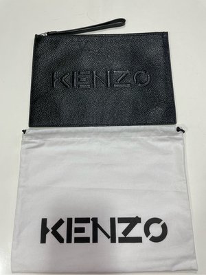 KENZO黑色手提包9成6新、手拿包 夾包 皮夾包、提包、皮包。