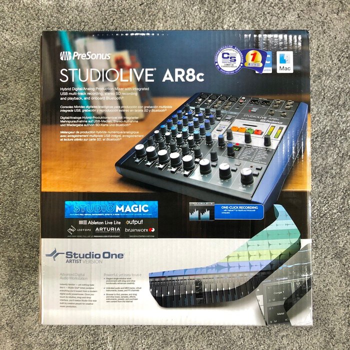 [反拍樂器] Presonus StudioLive AR8C 混音器 同時分軌錄音 藍芽連接 Podcast 公司貨