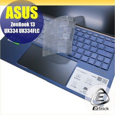 【Ezstick】ASUS UX334 UX334FL 奈米銀抗菌TPU 鍵盤保護膜 鍵盤膜
