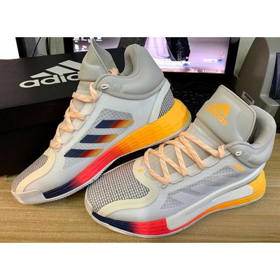 adidas D Rose 11 灰橙色 FW8508 運動 籃球鞋 男款