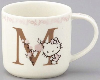 正版授權 日本 三麗鷗 HELLO KITTY 凱蒂貓 陶瓷馬克杯 單耳杯 咖啡杯 馬克杯 陶瓷杯 水杯 杯子