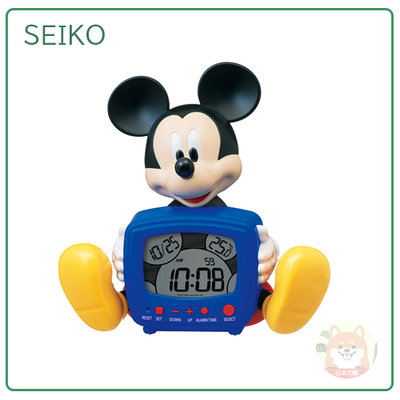 【現貨 最新款】日本 SEIKO 精工 DISNEY 米奇 立體 說話 鬧鐘 時鐘 貪睡 日期 溫度 FD485 A