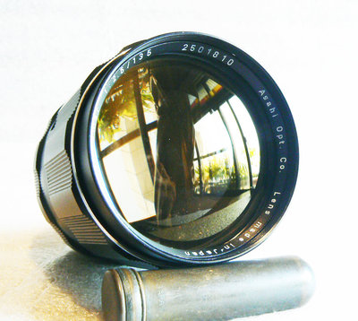 【悠悠山河】M42+Nikon口 收藏級 六元素 ASAHI TAKUMAR SMC 135mm F2.5 大光圈人像鏡