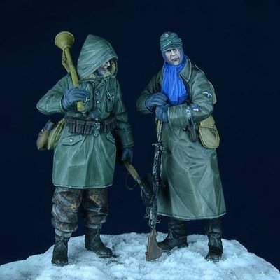 特價!源模居GK樹脂白模模型1/35 二戰士兵 軍事題材手辦兵人軍人300RMJ