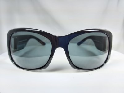 『逢甲眼鏡』BURBERRY 太陽眼鏡 全新正品 黑色膠框 深灰色鏡片 方框 側邊鏤空【B4037 3001/87】