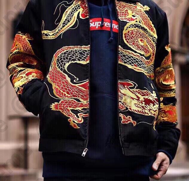 Supreme 18fw Dragon Work Jacket 龍袍刺繡夾克| Yahoo奇摩拍賣