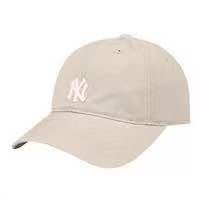 解憂雜貨鋪 韓MLB棒球帽洋基隊男女新款小標L帽子硬頂夏大標N鴨舌帽