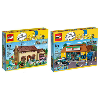 LEGO The Simpsons House 71006 71016樂高辛普森家庭超市(兩盒不分售限面交)