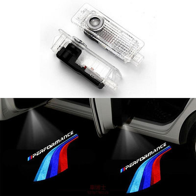 BMW 2 件裝車門迎賓燈適用於寶馬 3 5 7 X2 X3 X4 X5 X6 X7 性能激光投影燈 LED 燈汽車配件 @车博士
