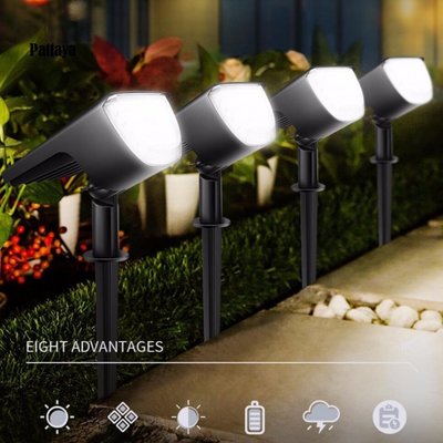 LED 太陽能燈太陽能小路燈院子露台燈不需要電線-新款221015