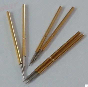 20支 華榮頂針 鍍金PA50-B1頂針 零號頂針 0號測試針 068MM尖針 0.68MM探針