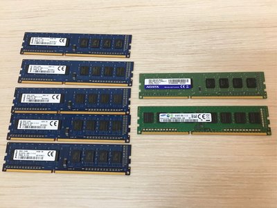二手DDR3L 4G PC3L-12800單面顆粒 桌機記憶體 Kingston/Samsung/Adata桌上型電腦記憶體，台北面交
