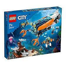 美兒小舖COSTCO好市多線上代購～LEGO 樂高積木 城市系列 深海探險家潛水艇(1盒裝)