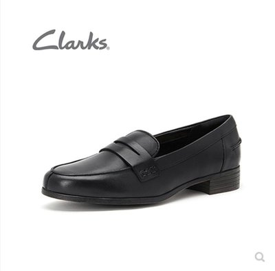 Koala海購 Clarks其樂女鞋2022年春季新品復古英倫樂福小皮鞋Hamble loafer