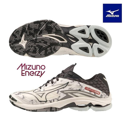 【MIZUNO 美津濃】WAVE LIGHTNING Z7 排球鞋 黑/白/灰 V1GA220061 尺寸:24~29CM