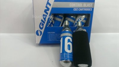 全新 捷安特 Giant CO2 氣瓶補充瓶10個 有牙16g