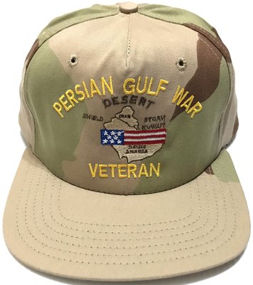 美軍紀念帽 Persian Gulf War 美國製 全新