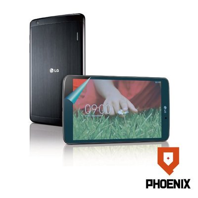 『PHOENIX』高流速 LG G Tablet 8.3 保護貼 高增艷 光澤亮面 螢幕貼+鏡頭貼