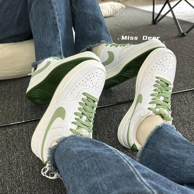 Νike Court Vision 1 低筒 雙鼠草綠 白綠  男女同款 運動鞋 FJ5480100