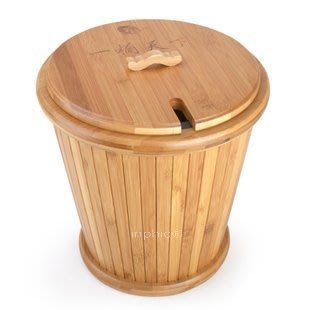 INPHIC-竹製茶水桶 一桶天下福聚四海 茶渣桶 茶葉排水桶