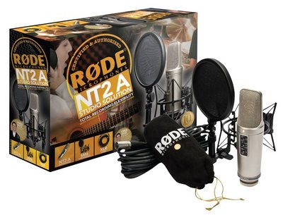 『e電匠倉』RODE NT2-A 電容式麥克風 澳洲大廠 紀念套裝組 電容式 錄音 麥克風 心型 全指向