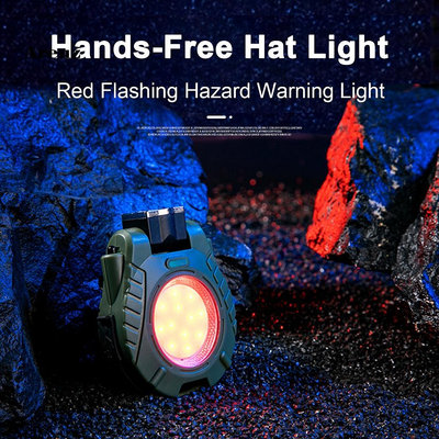 Are 帽子夾燈防水 Led 帽子夾頭燈戶外活動免提照明裝置