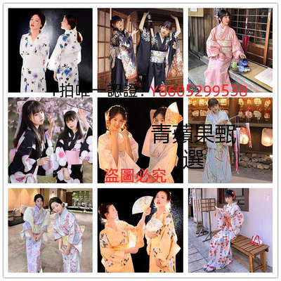 表演服裝 和服cos女正裝傳統日本可愛神明少女改良日系日式美容日料店和服