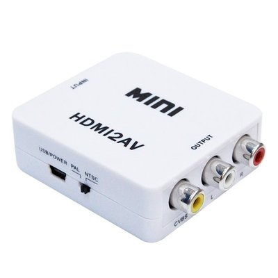 【AQ】HDMI轉AV 台灣晶片 HDMI to AV HDMI轉CVBS 訊號轉接盒 電視 監視器 VA-026
