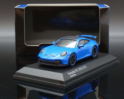 【MASH】現貨特價 Minichamps 1/64 Porsche 992 GT3 blue