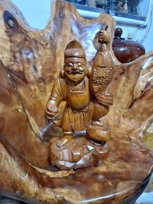 木雕 日本 福神
