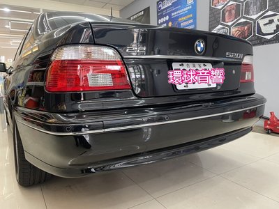 新竹~環球防盜器#BMW E39 520I 四眼倒車雷達.台灣製造.不會誤報亂叫.品質跟售服有保障