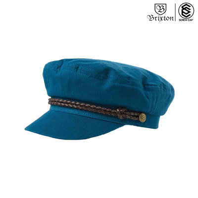BRIXTON 海軍帽 ASHLAND CAP ORION BLUE/BROWN 海軍帽 鴨舌帽 ⫷ScrewCap⫸