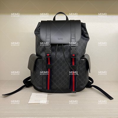 30年老店 預購 GUCCI Soft GG Supreme backpack 495563 後背包 大款 pvc 防水材質